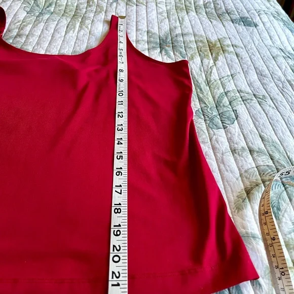 Chico’s stretchy red tank - Picture 4 of 7